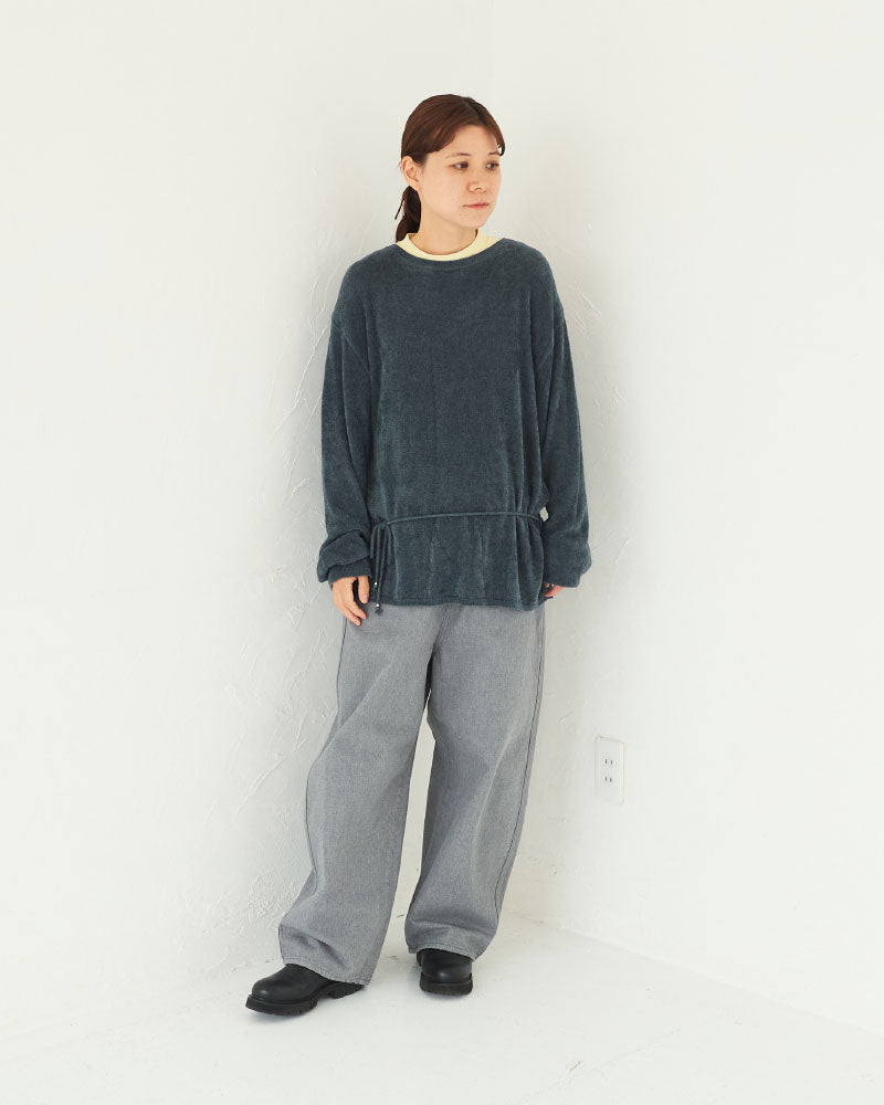 【予約】Velour LS Knit sweater/ JöICEADDED /J253KN04