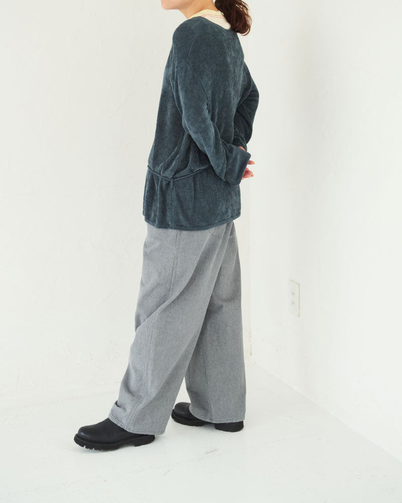 (sold)Velour LS Knit sweater/ JöICEADDED /J253KN04