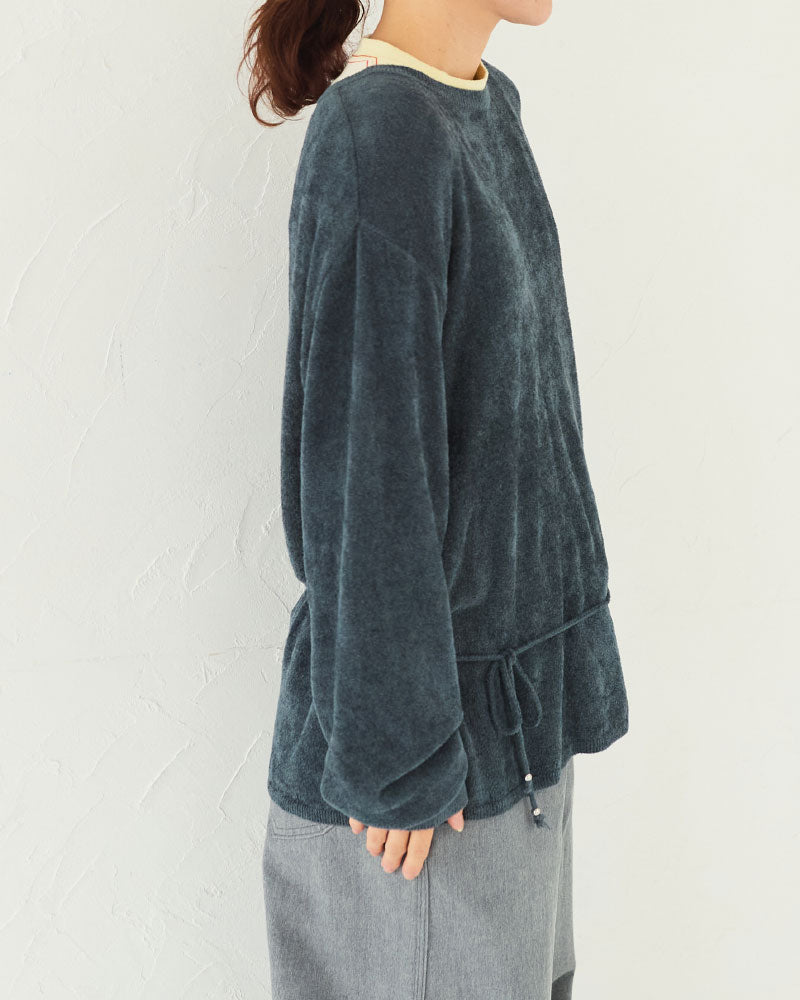 (sold)Velour LS Knit sweater/ JöICEADDED /J253KN04