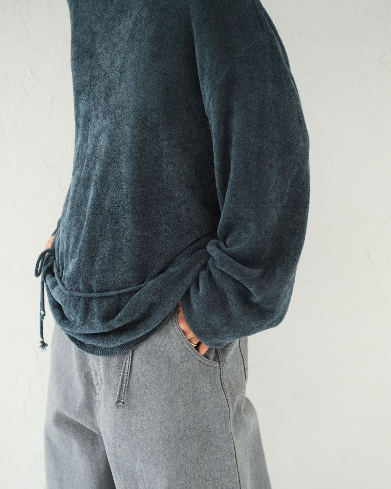 【予約】Velour LS Knit sweater/ JöICEADDED /J253KN04