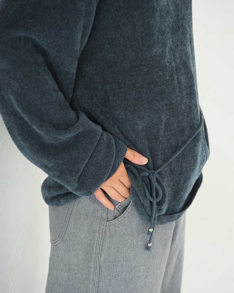 【予約】Velour LS Knit sweater/ JöICEADDED /J253KN04