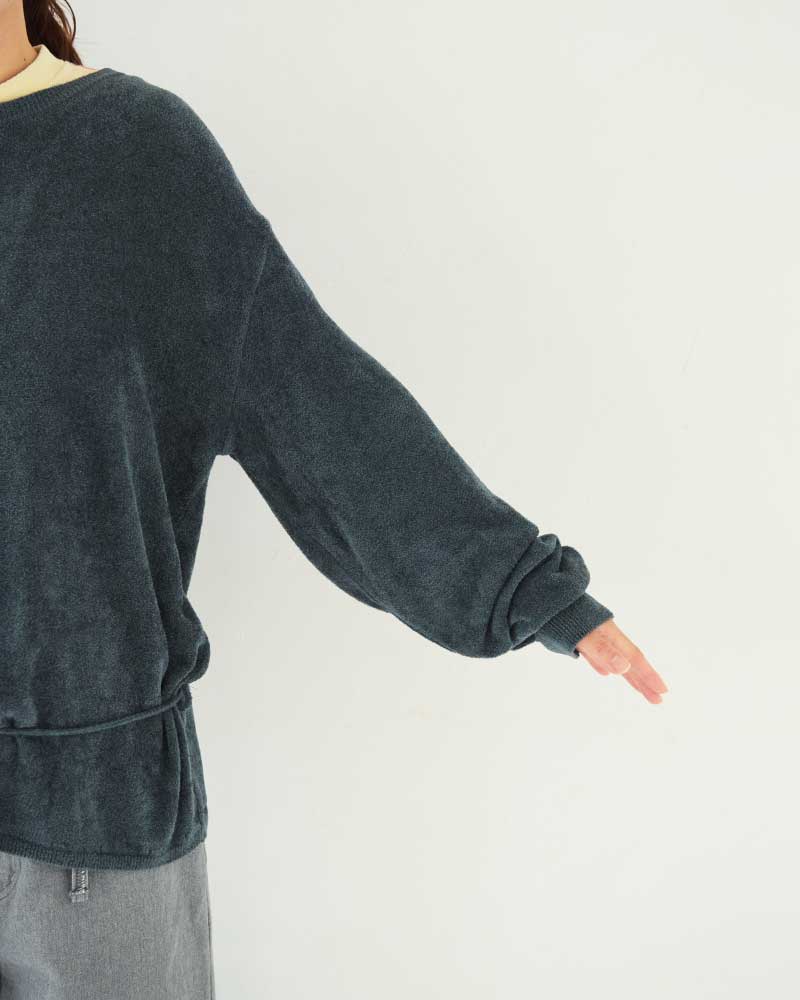【予約】Velour LS Knit sweater/ JöICEADDED /J253KN04