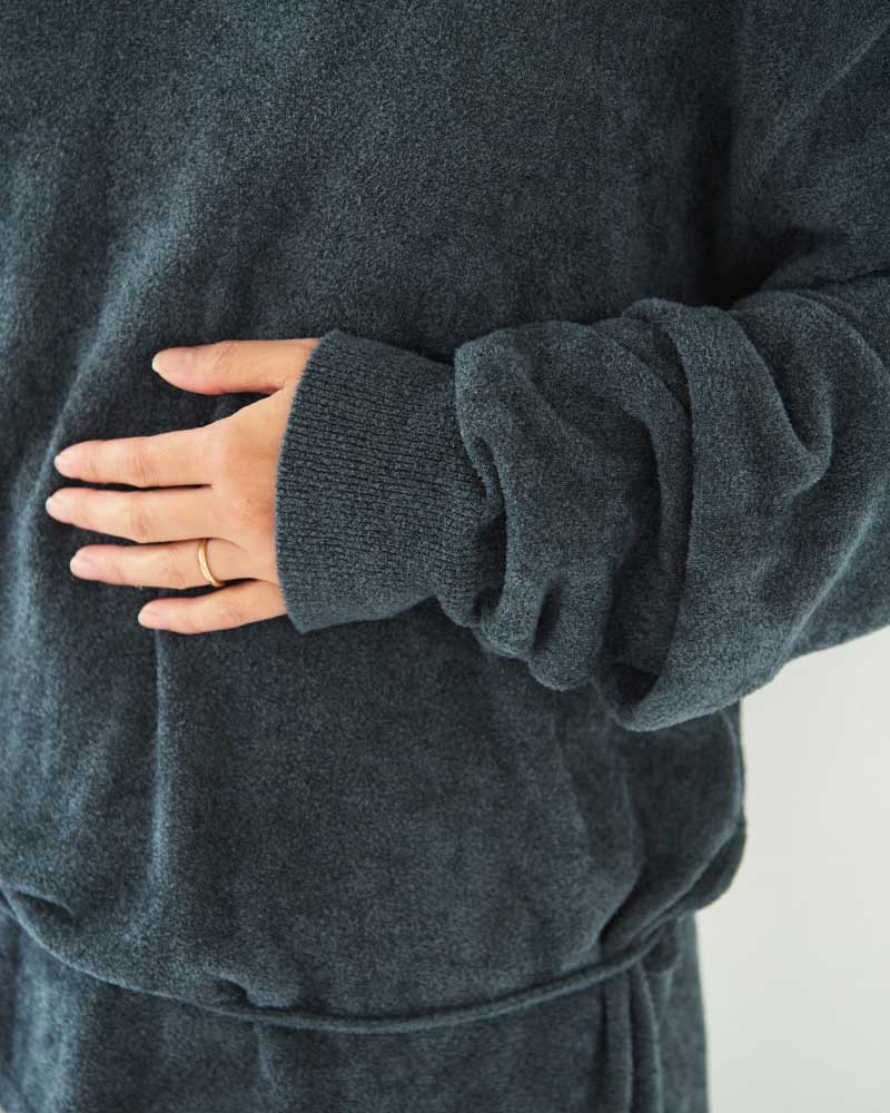 【予約】Velour LS Knit sweater/ JöICEADDED /J253KN04