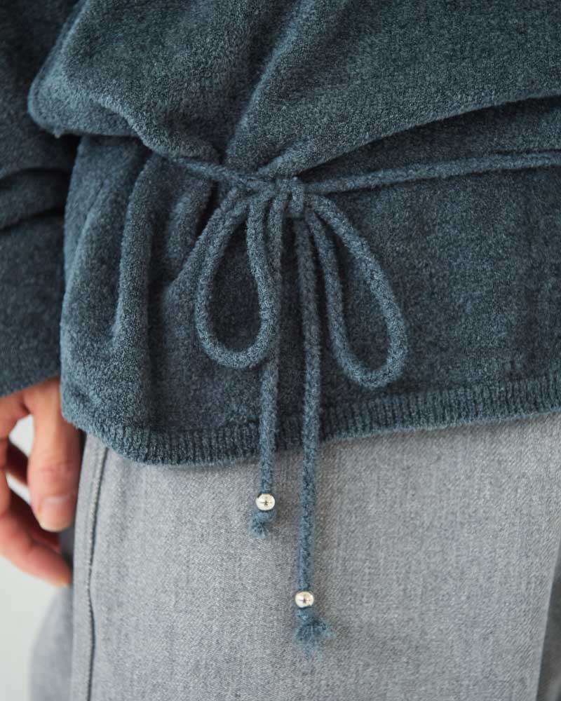 【予約】Velour LS Knit sweater/ JöICEADDED /J253KN04