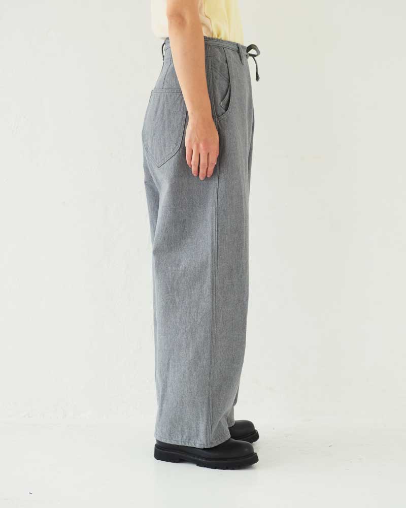 【予約】Round Wide Denim Trousers/ JöICEADDED /J231DN01サイズ2