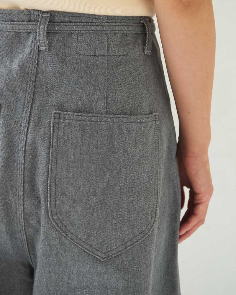 【予約】Round Wide Denim Trousers/ JöICEADDED /J231DN01サイズ2