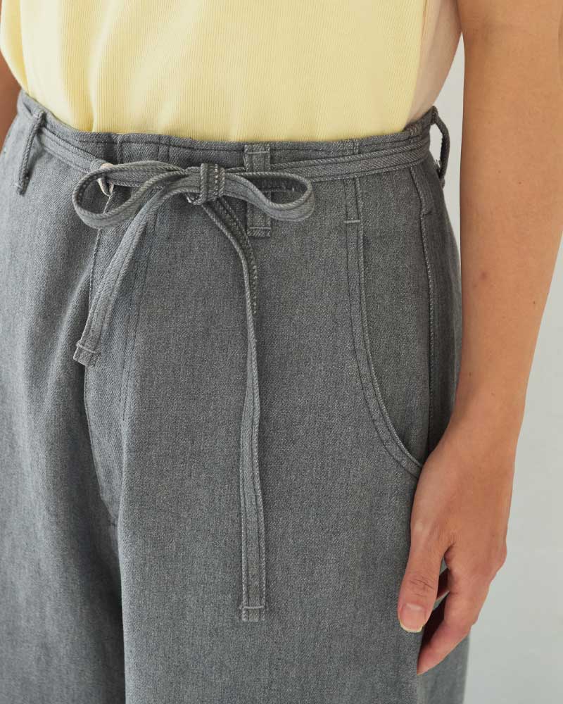 【予約】Round Wide Denim Trousers/ JöICEADDED /J231DN01サイズ2