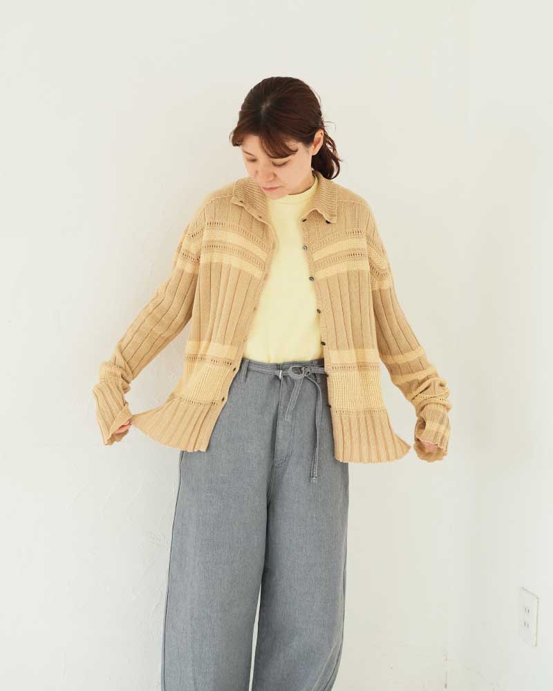 【予約】Cotton Knit Sweater/ JöICEADDED /J253KN01