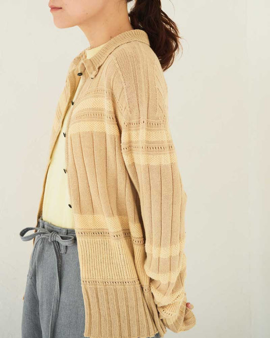 Cotton Knit Sweater/ JöICEADDED /J253KN01