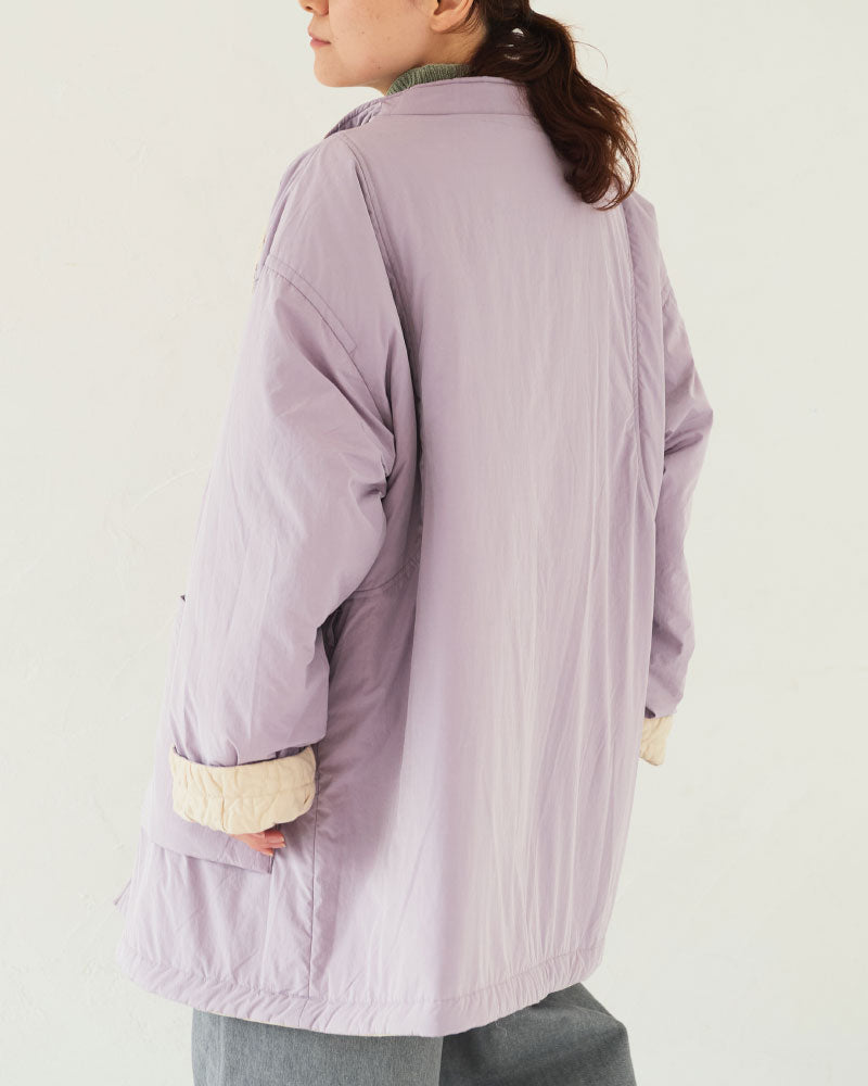 Geometric Leaves Quilted RV Coat/ JöICEADDED /J253CO01サイズ2