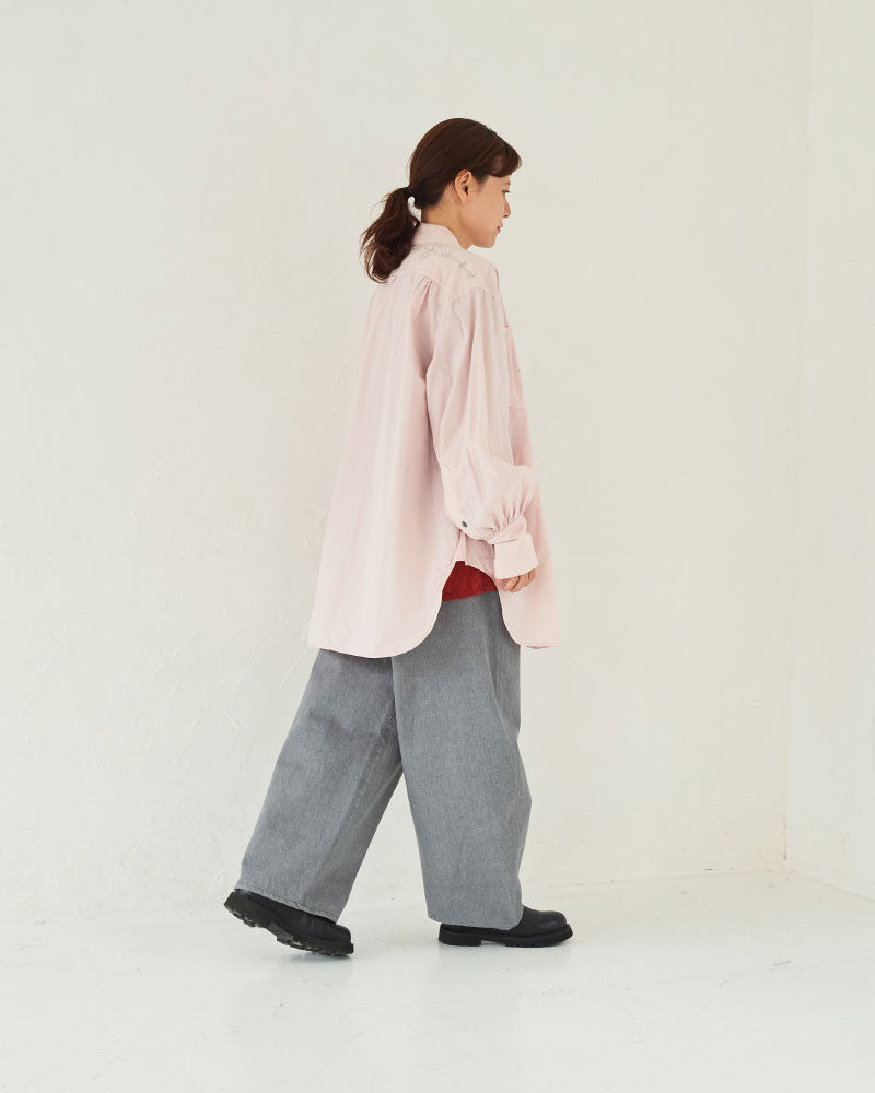 【予約】(sold)Geometric EMbroided shirts/ JöICEADDED /J253SH02(サイズ2)