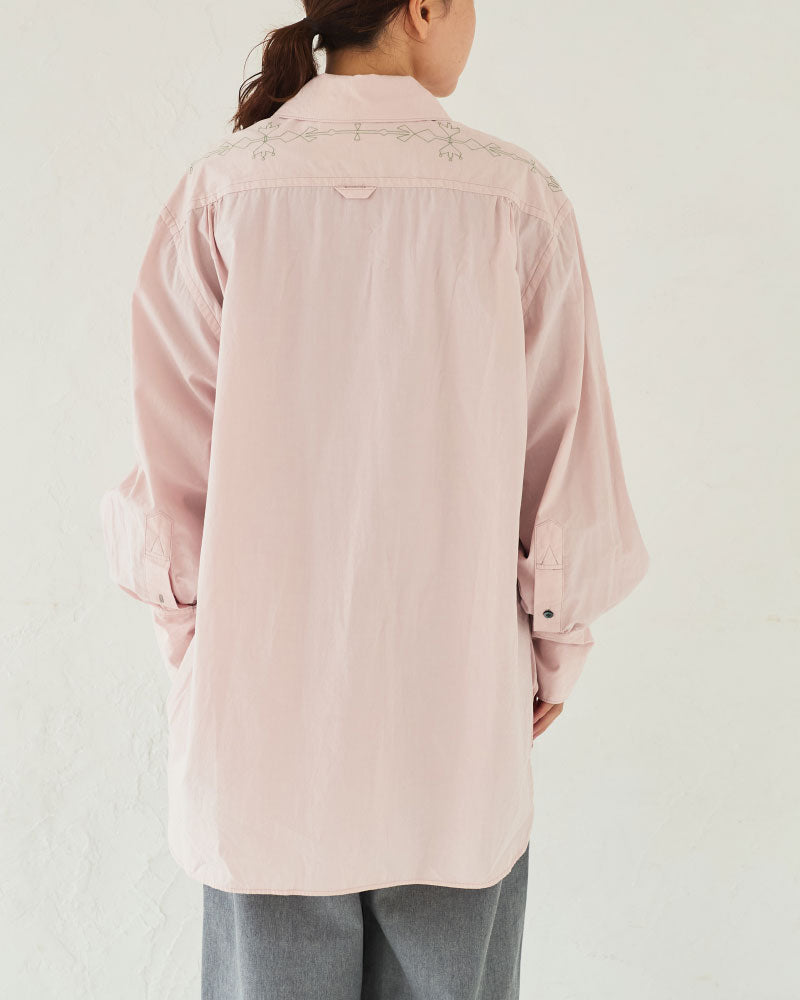 【予約】(sold)Geometric EMbroided shirts/ JöICEADDED /J253SH02(サイズ2)