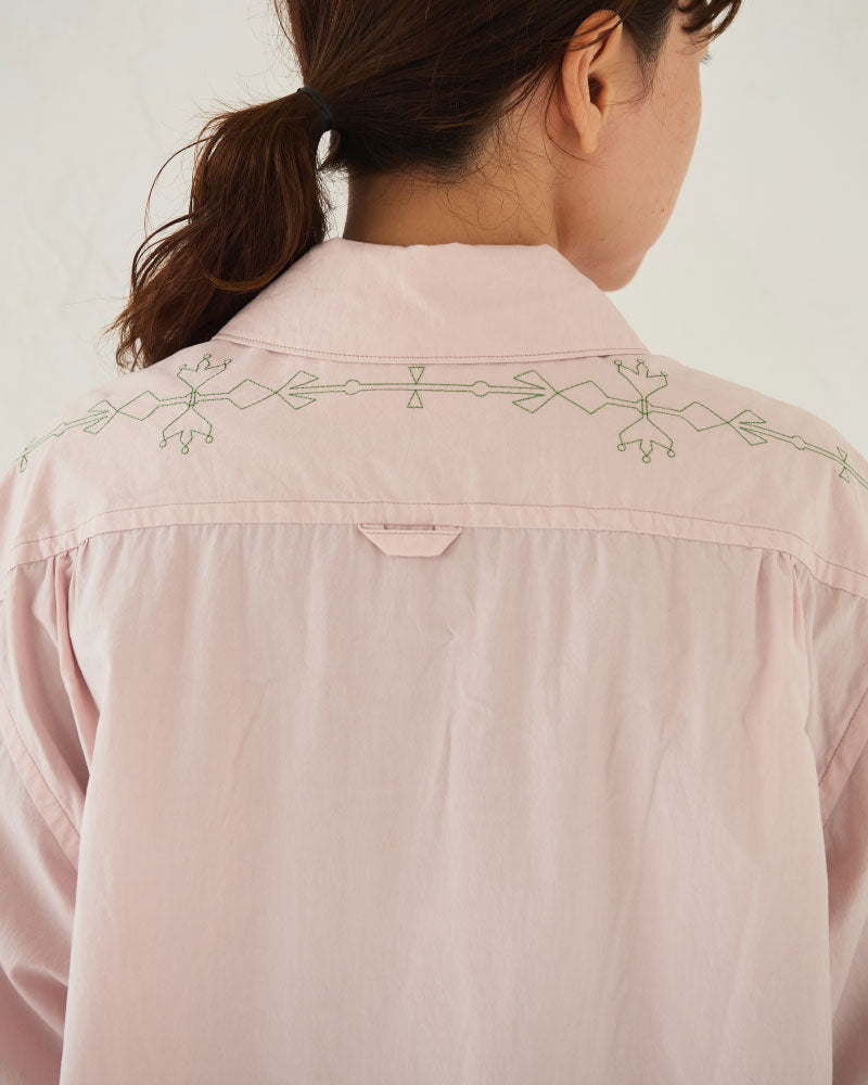 【予約】(sold)Geometric EMbroided shirts/ JöICEADDED /J253SH02(サイズ2)