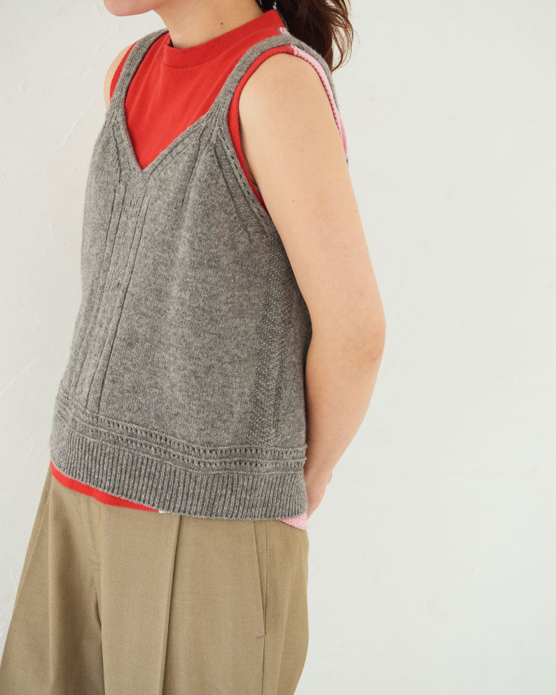 【予約】Knitted cemisole Top/ JöICEADDED /J 253KN02