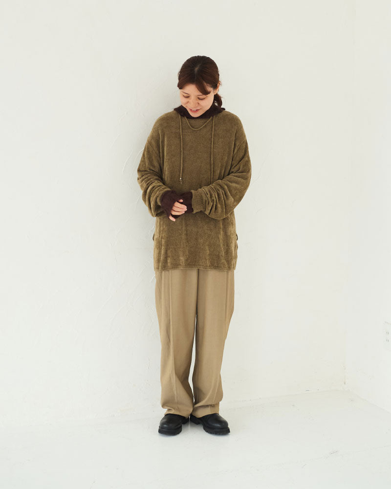 【予約】Velour LS Knit sweater/ JöICEADDED /J253KN04