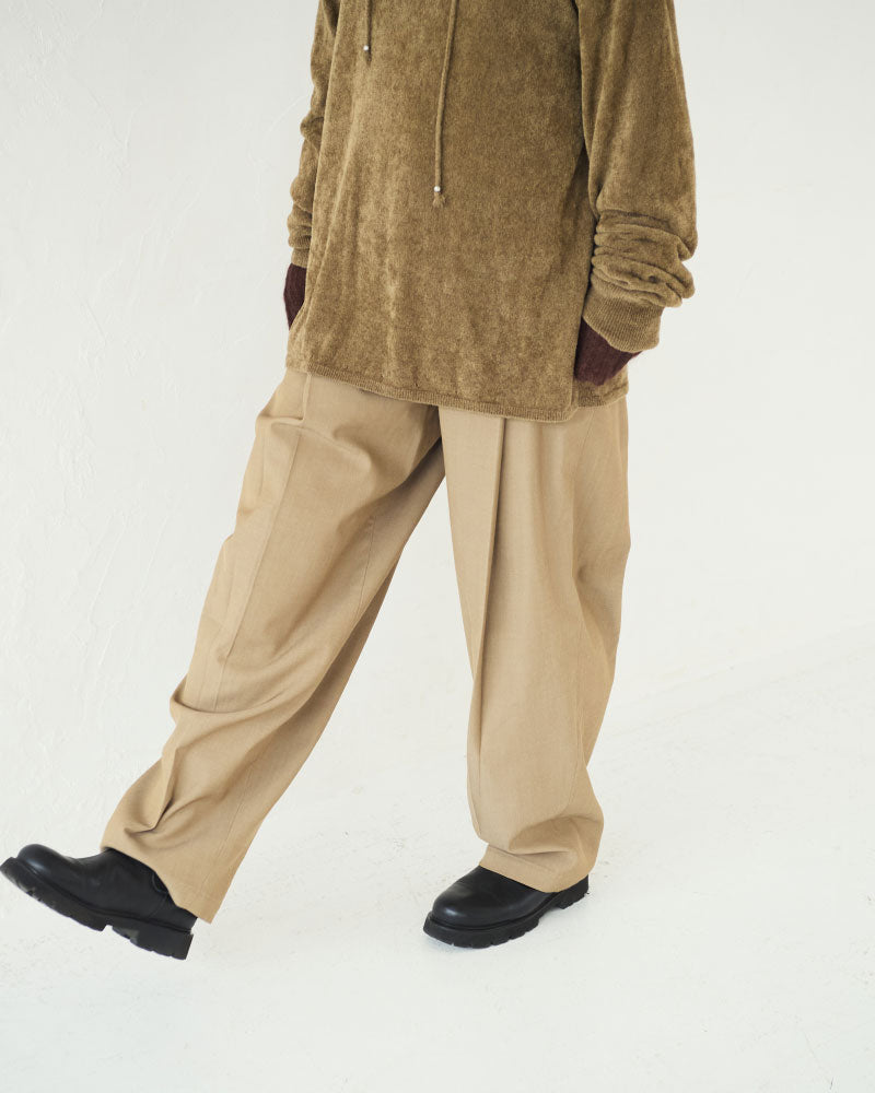 Deep Tuck Trousers/ JöICEADDED /J253PT02サイズ1