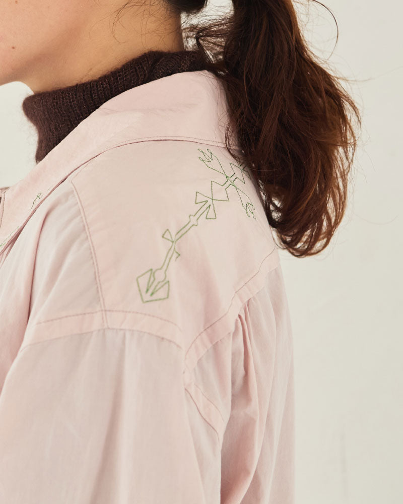 【予約】(sold)Geometric EMbroided shirts/ JöICEADDED /J253SH02(サイズ2)