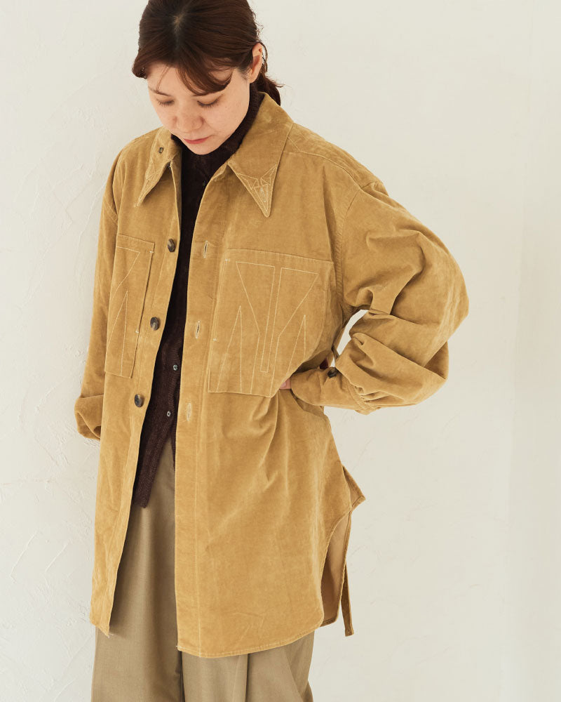 Geometric　ST overshirts JöICEADDED /J253SH01サイズ2