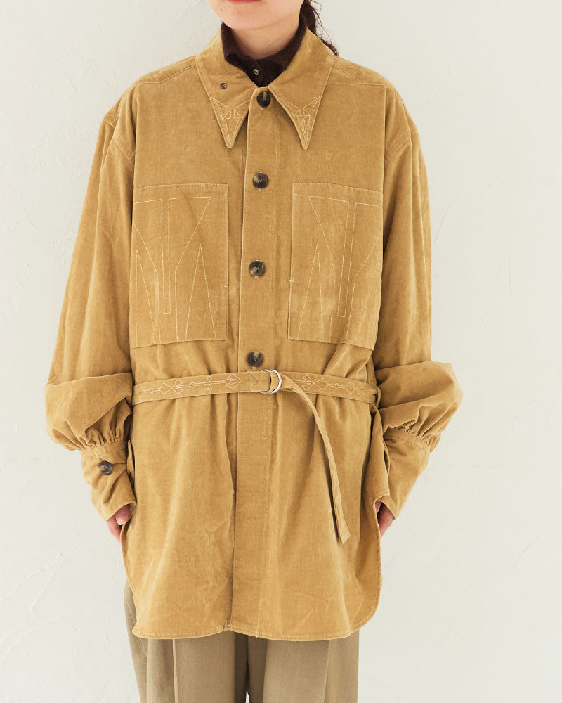 Geometric　ST overshirts JöICEADDED /J253SH01サイズ2