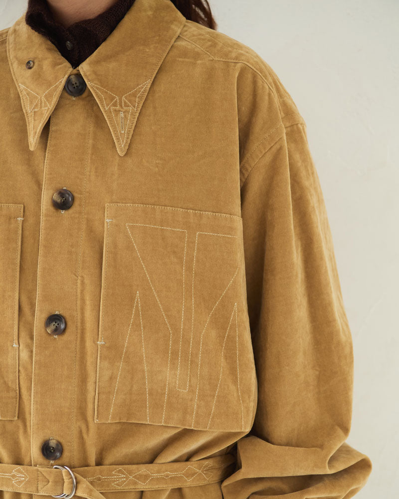 Geometric　ST overshirts JöICEADDED /J253SH01サイズ2