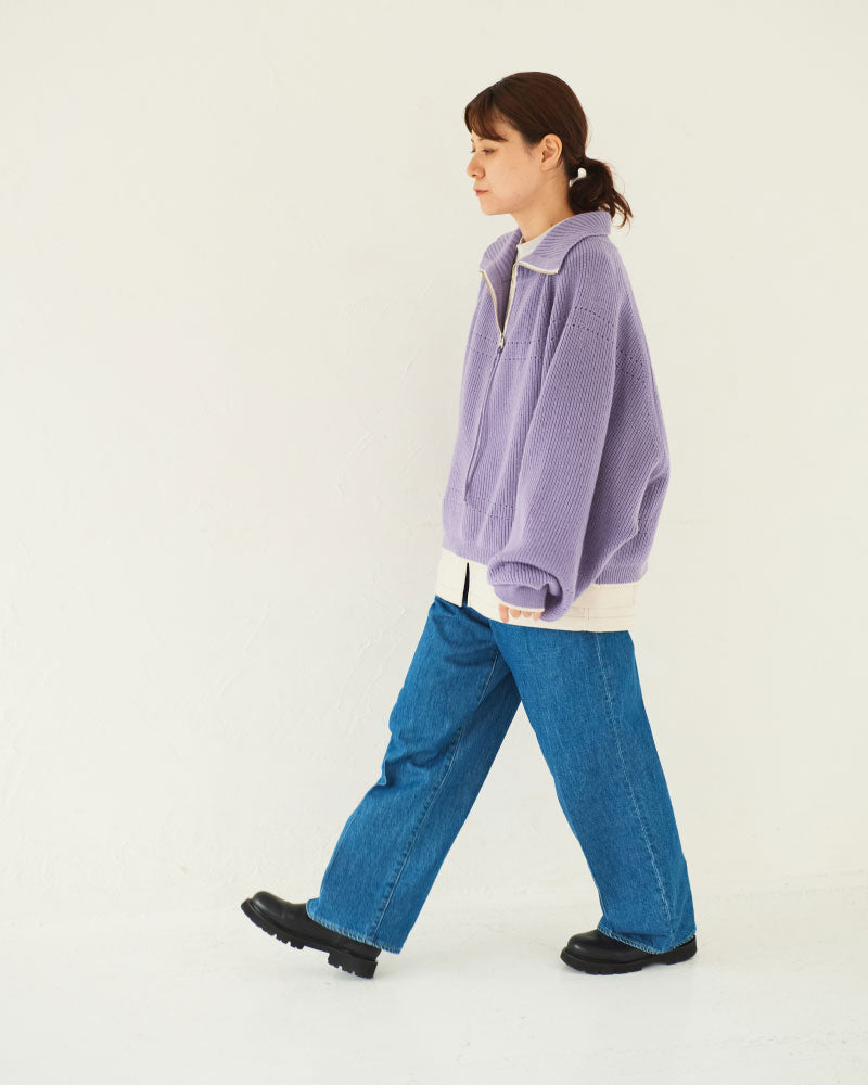 【予約】（sold)Harf-Zip Knit Sweater/ JöICEADDED /J253KN05