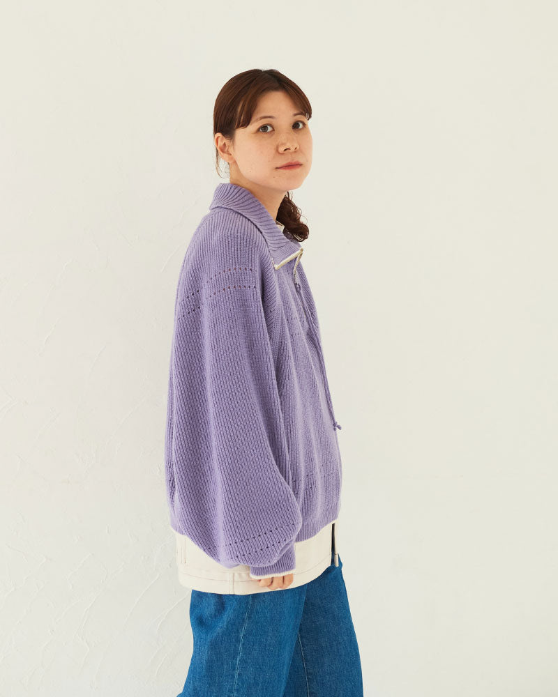 【予約】（sold)Harf-Zip Knit Sweater/ JöICEADDED /J253KN05