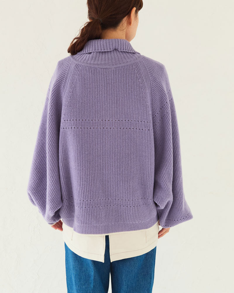 【予約】（sold)Harf-Zip Knit Sweater/ JöICEADDED /J253KN05