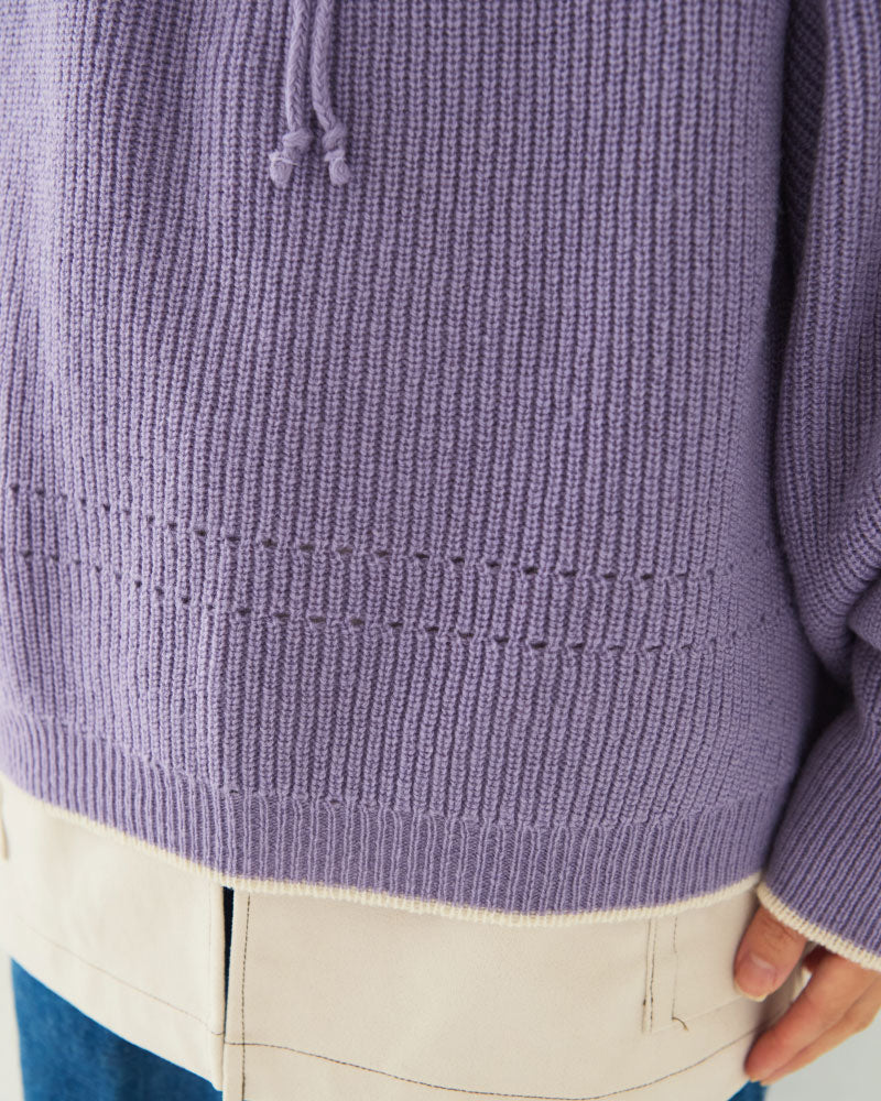 【予約】（sold)Harf-Zip Knit Sweater/ JöICEADDED /J253KN05