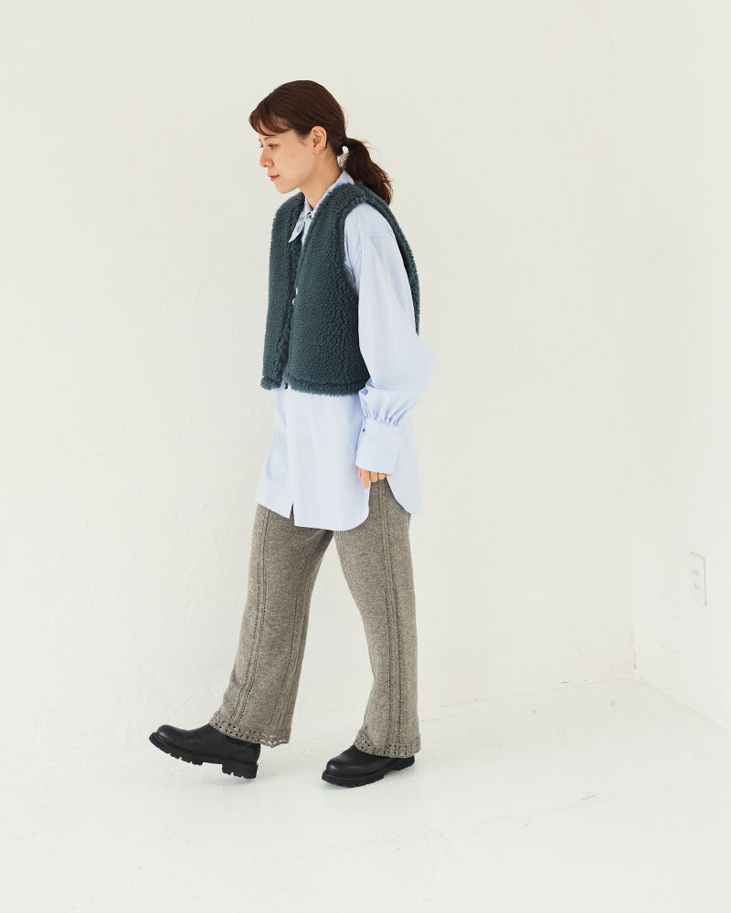 【予約】Triangle Pttern Knit Pants/ JöICEADDED /J 253KN06（サイズ2)