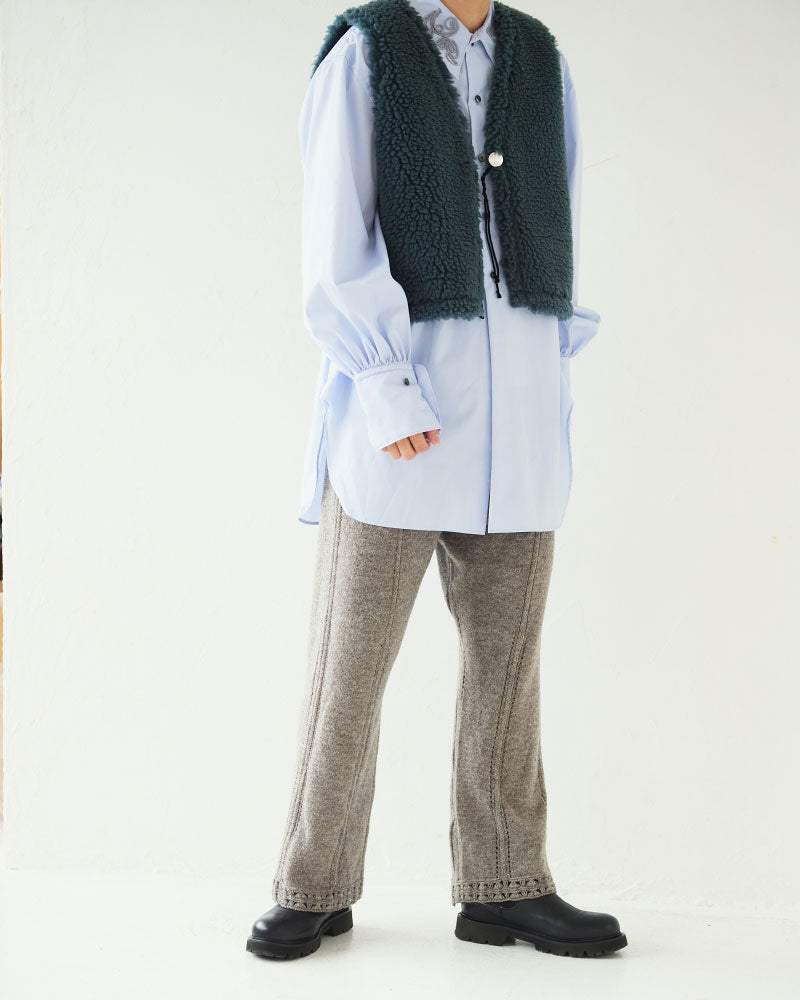 【予約】Triangle Pttern Knit Pants/ JöICEADDED /J 253KN06（サイズ2)