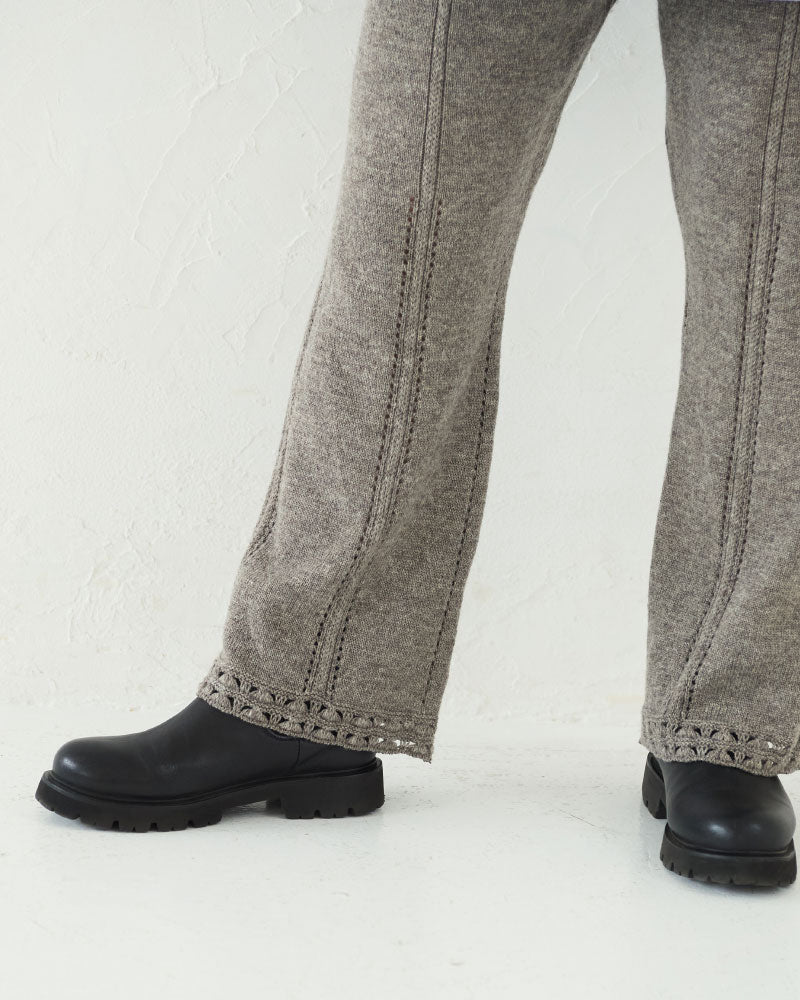 【予約】Triangle Pttern Knit Pants/ JöICEADDED /J 253KN06（サイズ2)