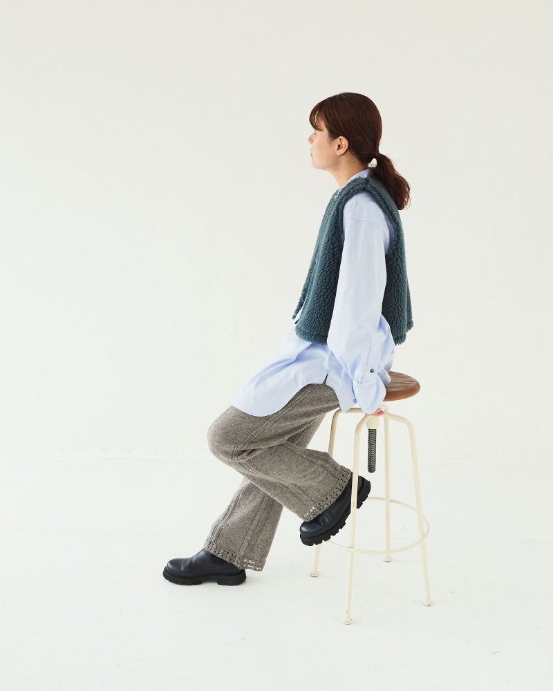 【予約】Triangle Pttern Knit Pants/ JöICEADDED /J 253KN06（サイズ2)