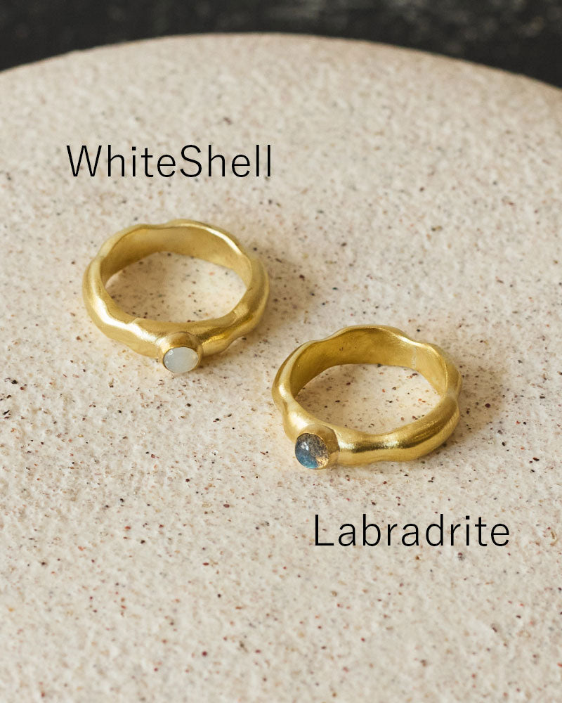 【受注】SURUME. /Awa Stone Ring Ring
