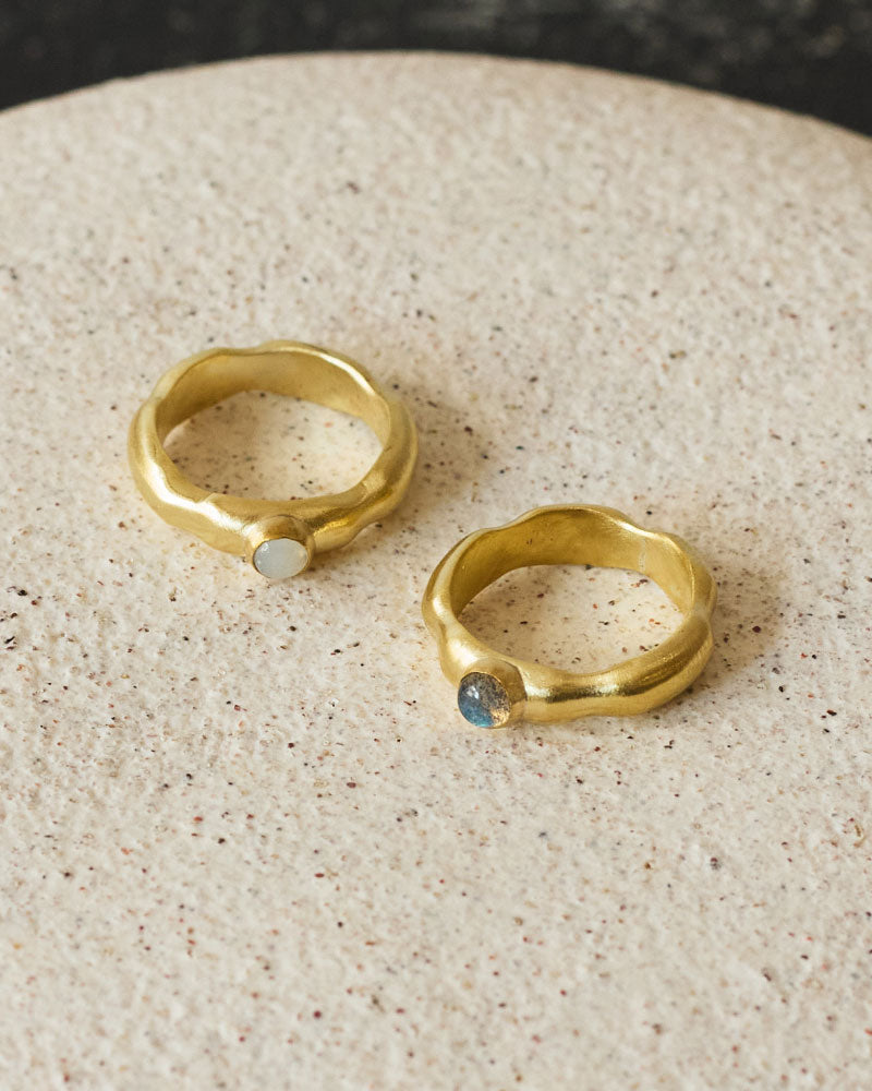 【受注】SURUME. /Awa Stone Ring Ring