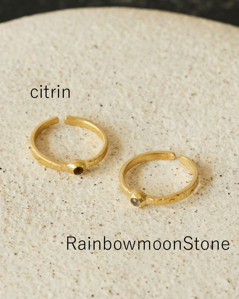 【数量限定】SURUME. / Small stone Ring