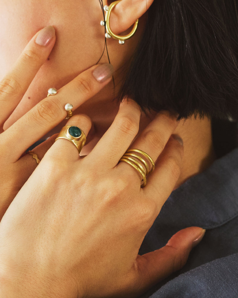 【受注】SURUME. Half Ring