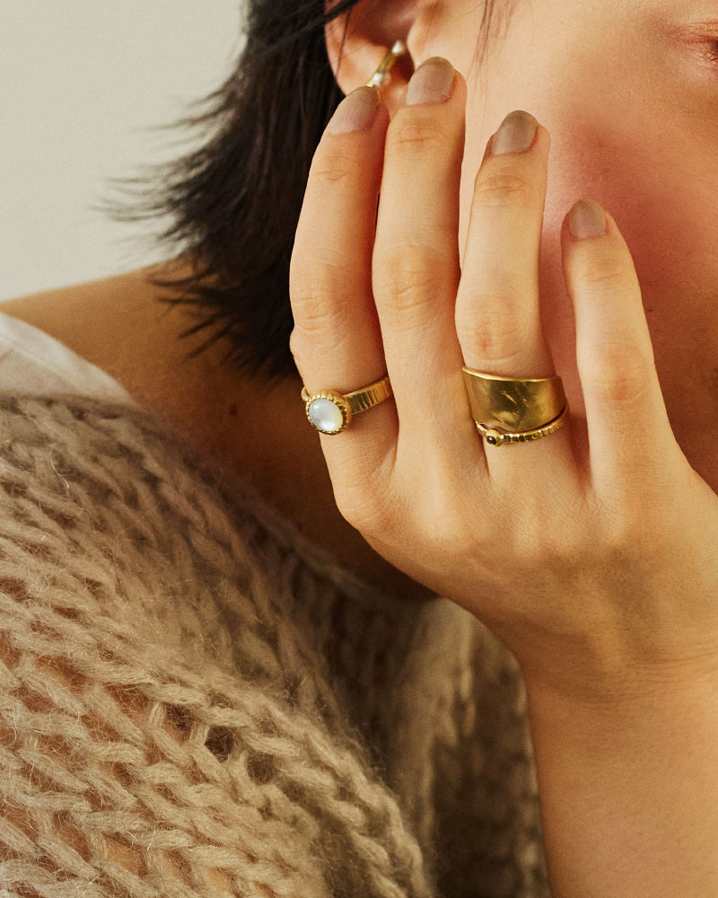 【数量限定】SURUME. / Small stone Ring