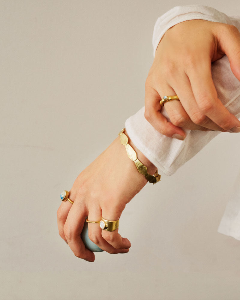 【受注】SURUME. /Awa Stone Ring Ring