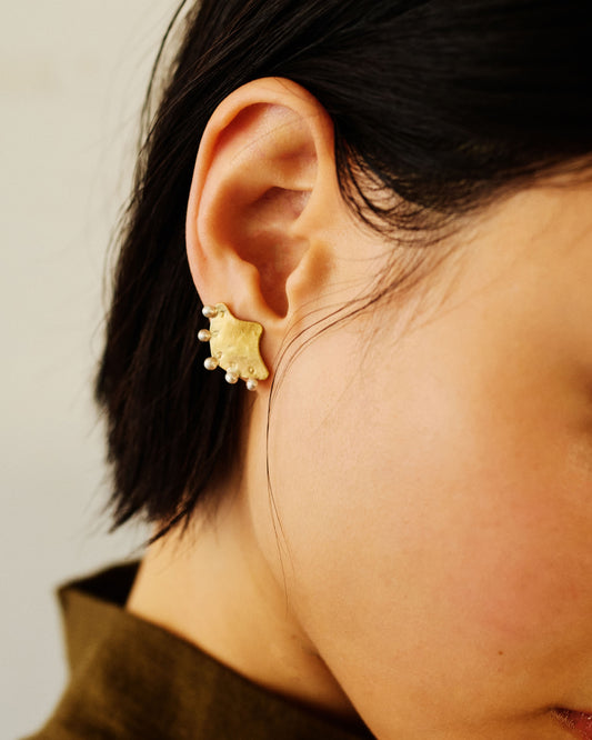 【受注】SURUME. /Deform silver ballピアス＆イヤリング