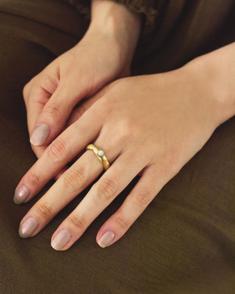 【受注】SURUME. /Awa Stone Ring Ring