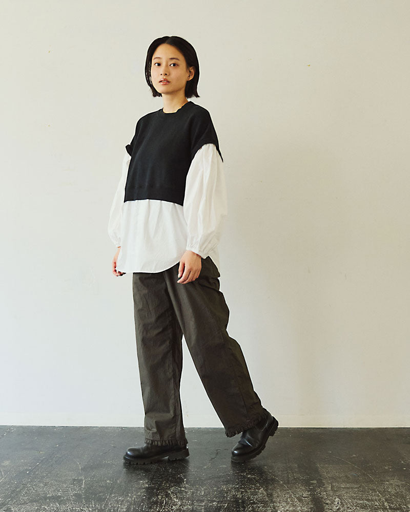 セントラル裏毛　タイプライターコンボプルオーバー/UNIVERSALTISSU/US250CT016