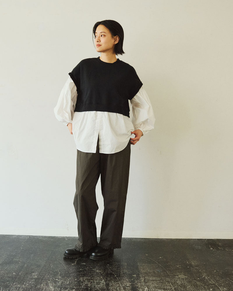 セントラル裏毛　タイプライターコンボプルオーバー/UNIVERSALTISSU/US250CT016