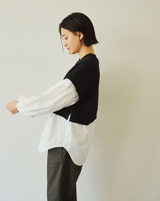 セントラル裏毛 タイプライターコンボプルオーバー/UNIVERSALTISSU/US250CT016