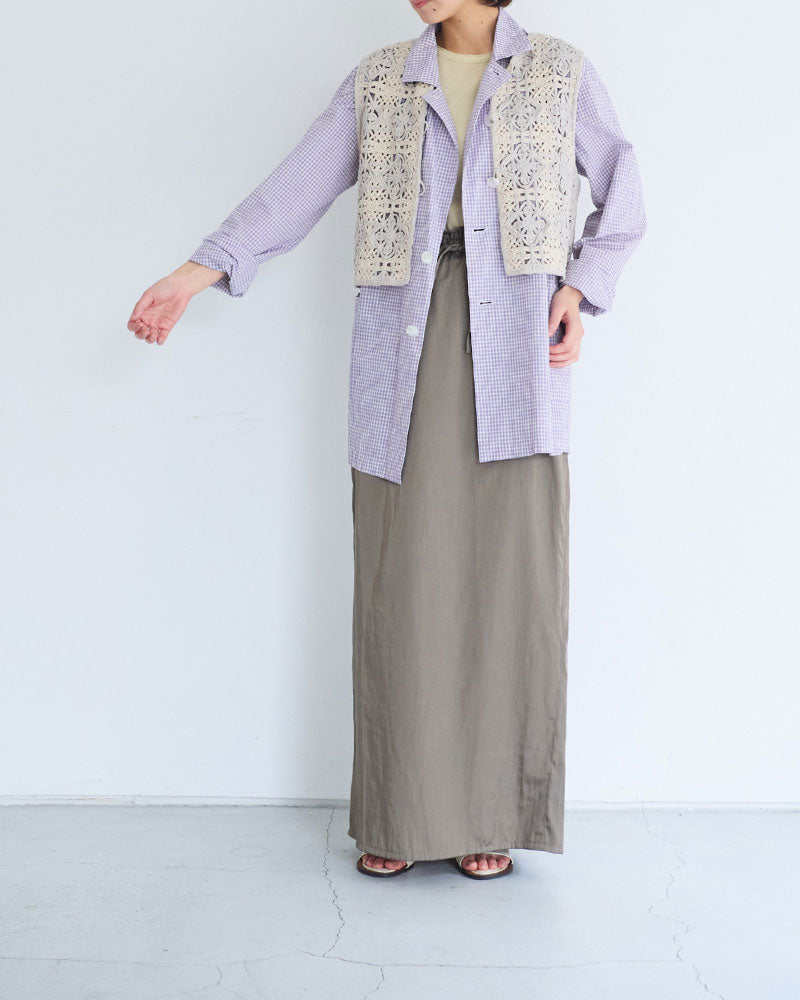 【予約】Embroidered Vest/ JöICEADDED /J261VT02