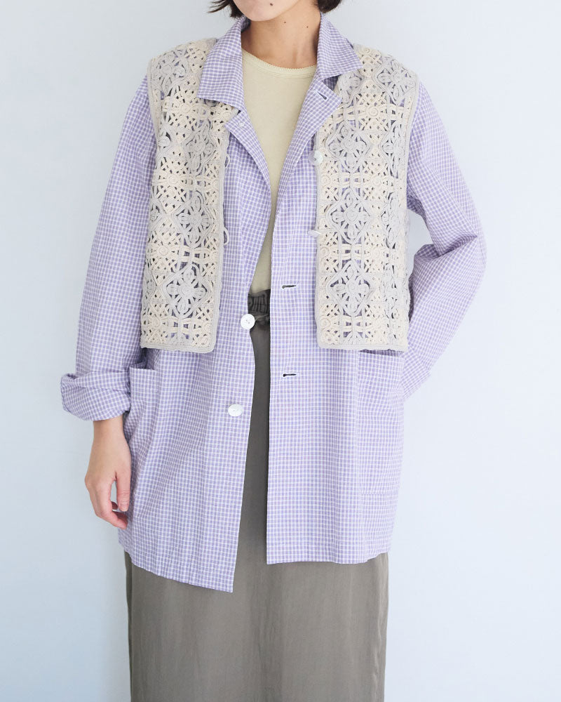 【予約】Embroidered Vest/ JöICEADDED /J261VT02