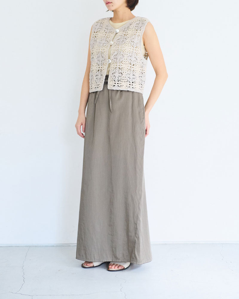 【予約】Embroidered Vest/ JöICEADDED /J261VT02