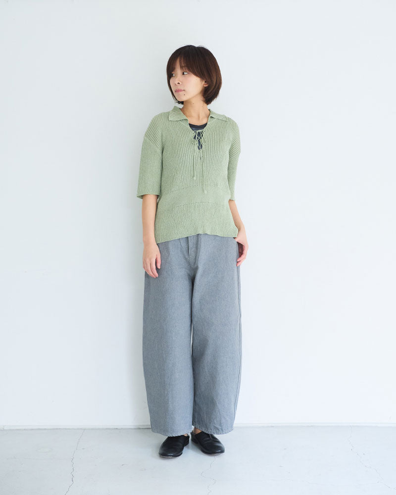 Subtle Accent Knit polo/ JöICEADDED /J261KN05