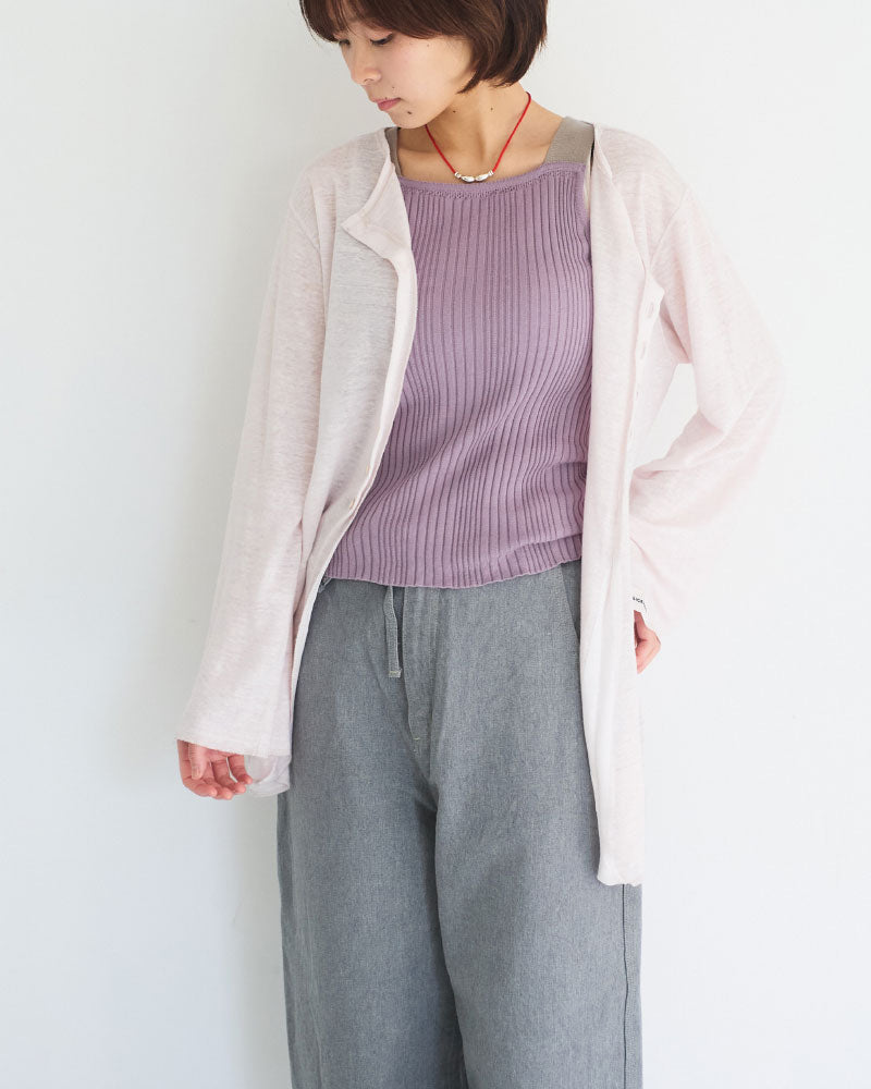【予約】Subtle Accent Camisole Knit/ JöICEADDED /J261KN03