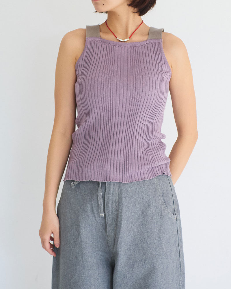 【予約】Subtle Accent Camisole Knit/ JöICEADDED /J261KN03