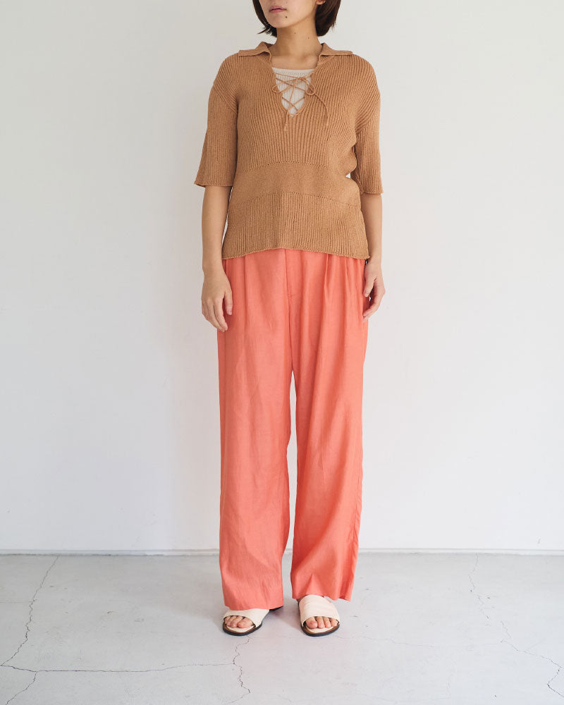 Subtle Accent Knit polo/ JöICEADDED /J261KN05